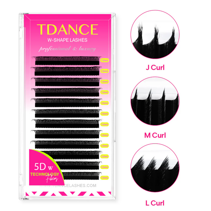 J/L/M Curl W Style 5D Premade Volume Fan Lashes