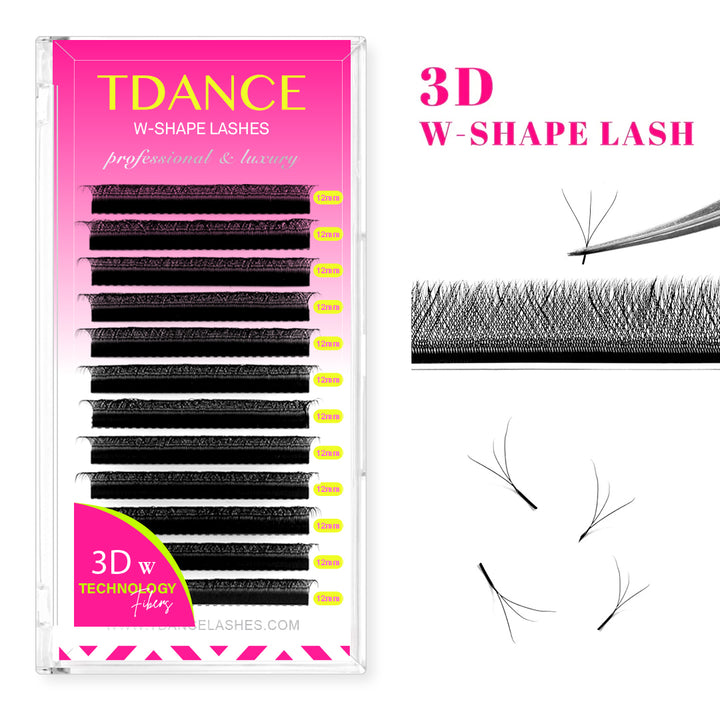 W Style 3D Premade Volume Fan Lashes